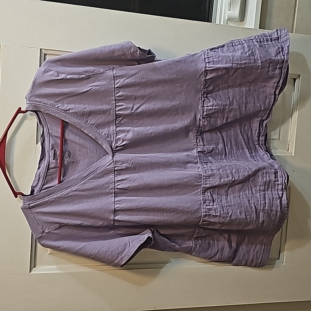 Lilac Flowy Top
